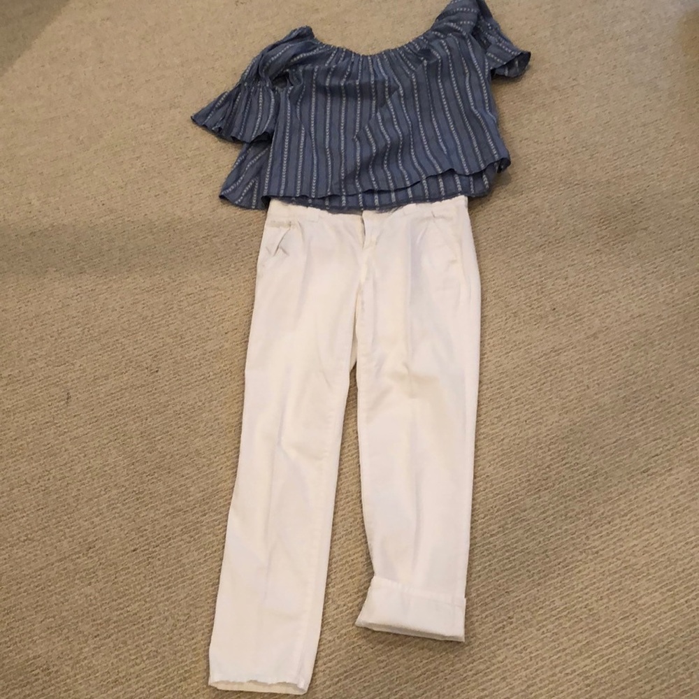Boyfriend Chino Crop Pants